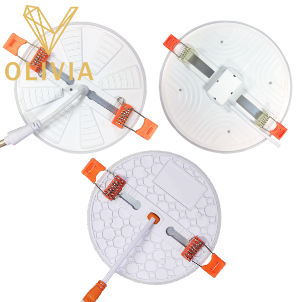 LED Frameless Panel Light Cellular RND