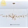 Italian Liquid Flowers Crystal Modern Lamp
