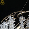 Italian Liquid Modern Lamp K9 Crystal Chandelier Luxury