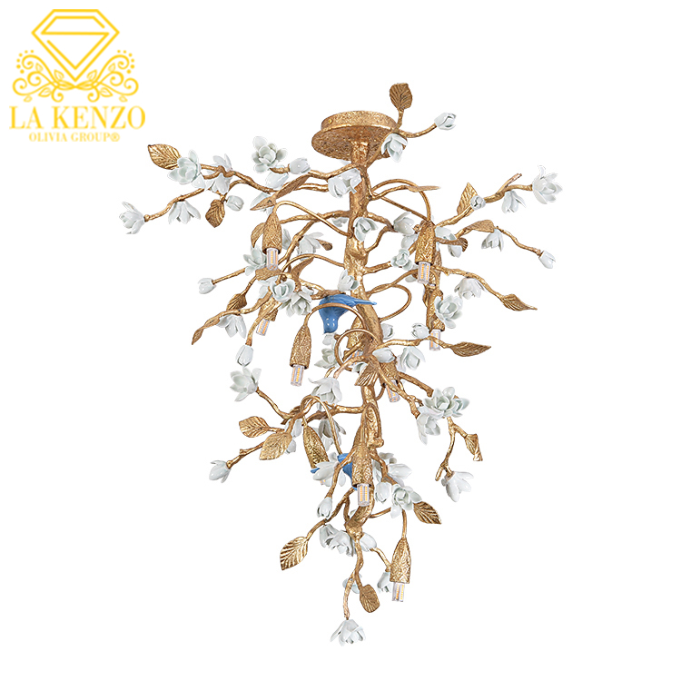 Italian Liquid G9 Flowers Modern Pendant Lamp 