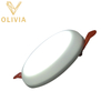 LED Frameless Panel Light Double Color Adjustable RND