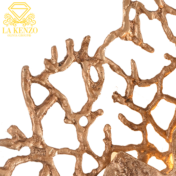 Italian Liquid Copper Modern Wall Lamp 