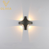 Outdoor Wall Light Aluminum Material High Quantity Waterproof Modern Style 5+3W/6+3W/8+3W